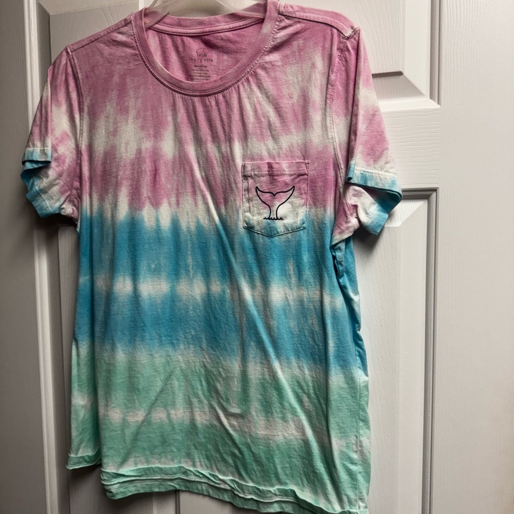 Ivory Ella Pink and Blue Tie-Dye women’s T-Shirt